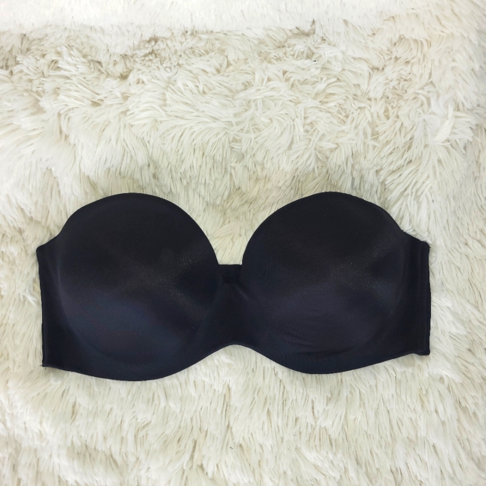 🤑 4for$20 Closet Blowout!  Ambrielle Elegant Black Strapless Bra